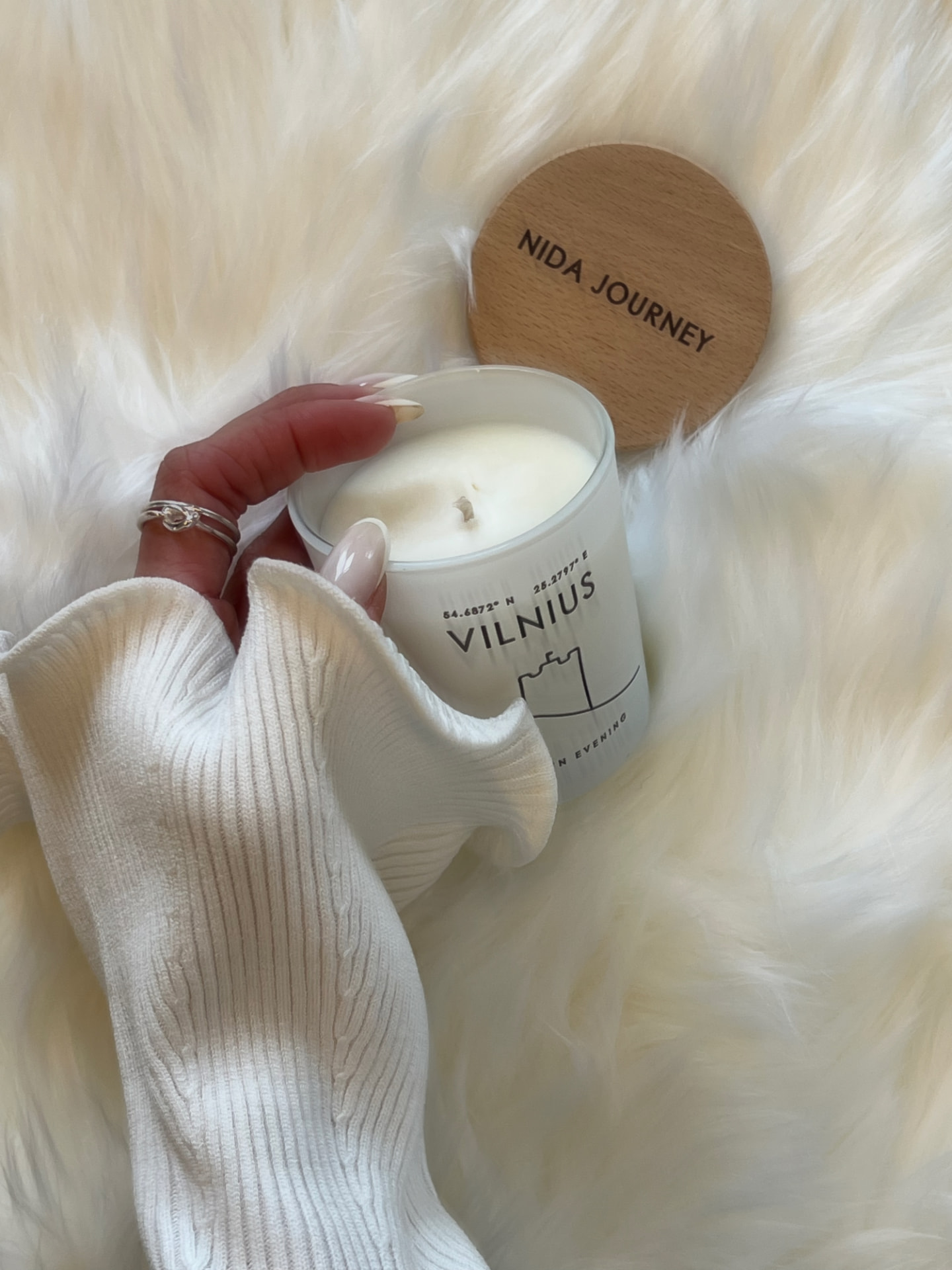 VILNIUS - Old town evening — hand-poured soy candle by Nida Journey