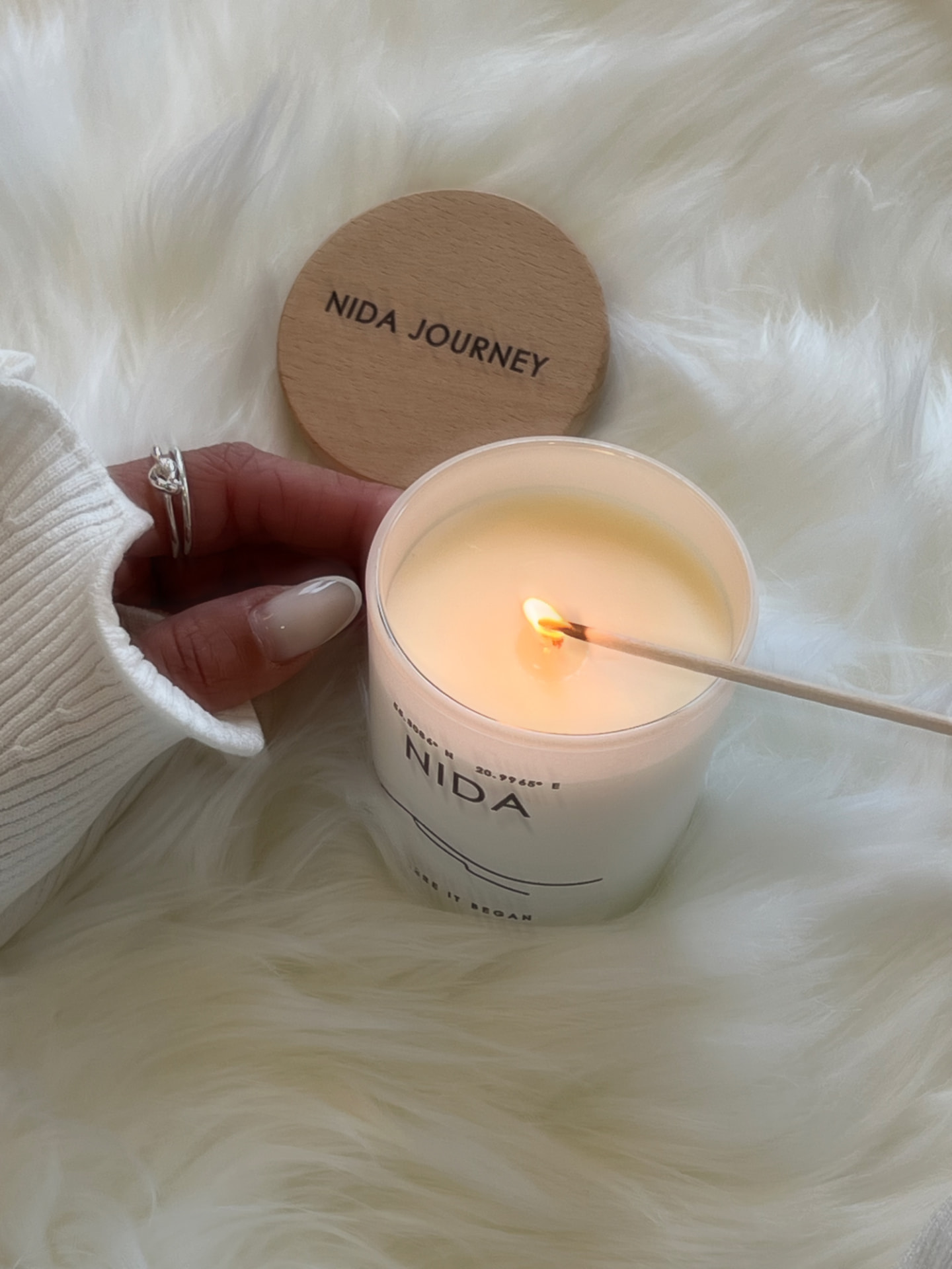 NIDA - Where it began — hand-poured soy candle by Nida Journey
