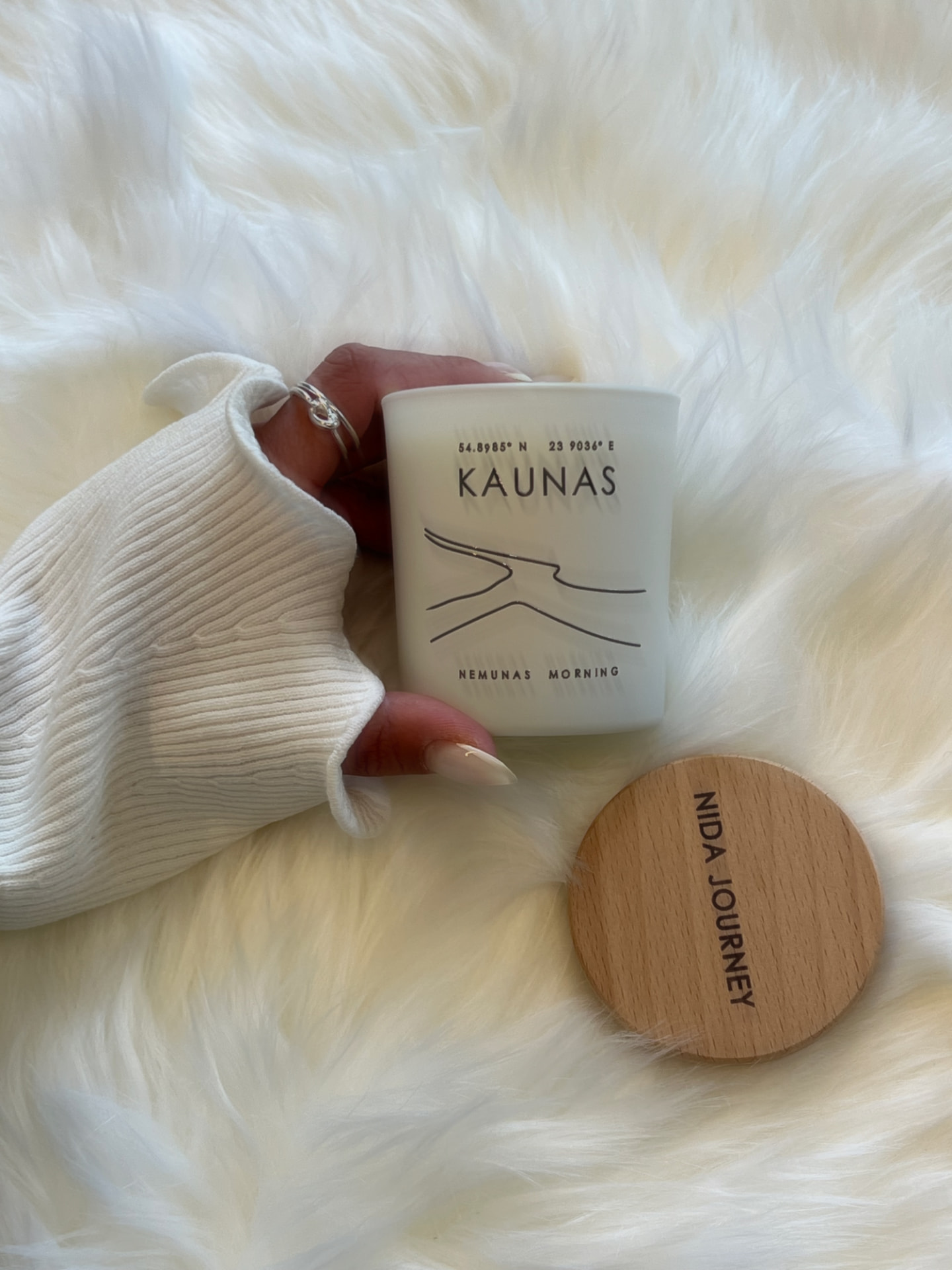 KAUNAS - Nemunas night — hand-poured soy candle by Nida Journey