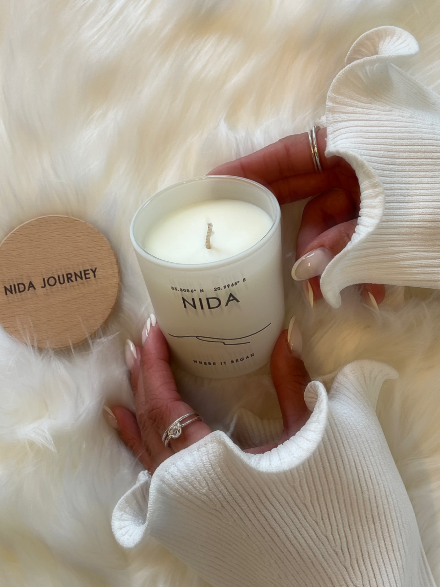 NIDA - Where it began — hand-poured soy candle by Nida Journey